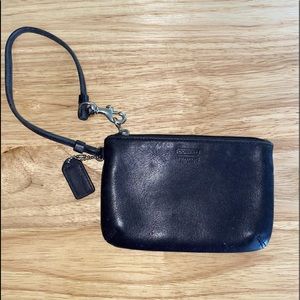 Black Coach wristlet